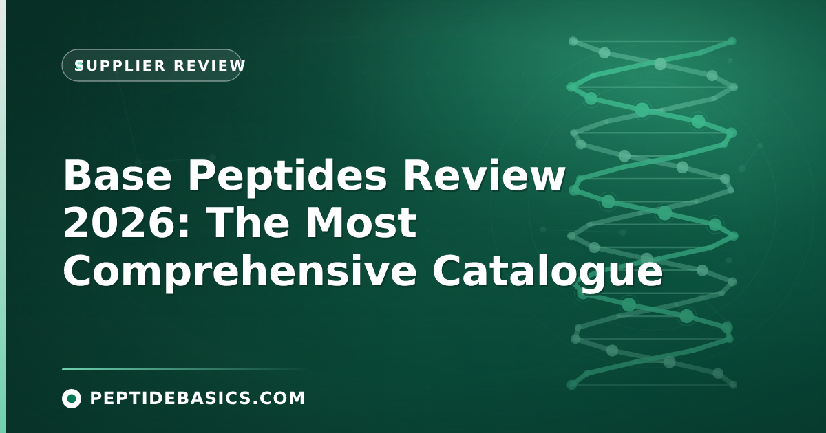 Base Peptides Review 2026: The Most Comprehensive Catalogue