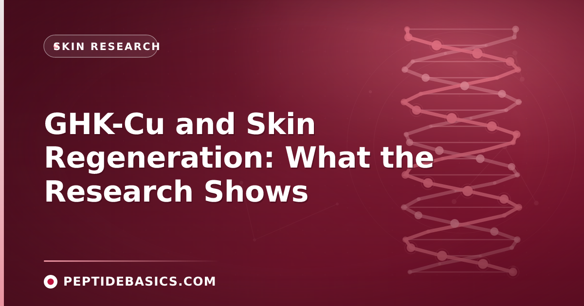 GHK-Cu and Skin Regeneration: What the Research Shows