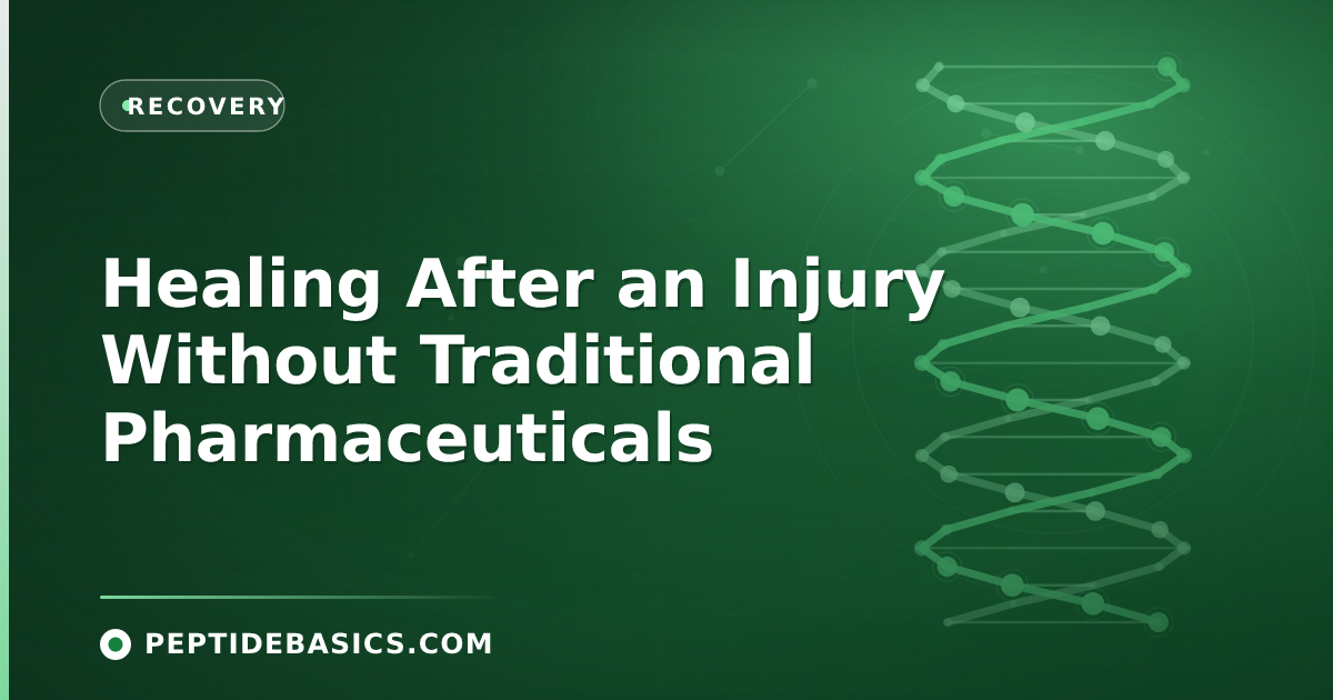 Healing After an Injury Without Traditional Pharmaceuticals