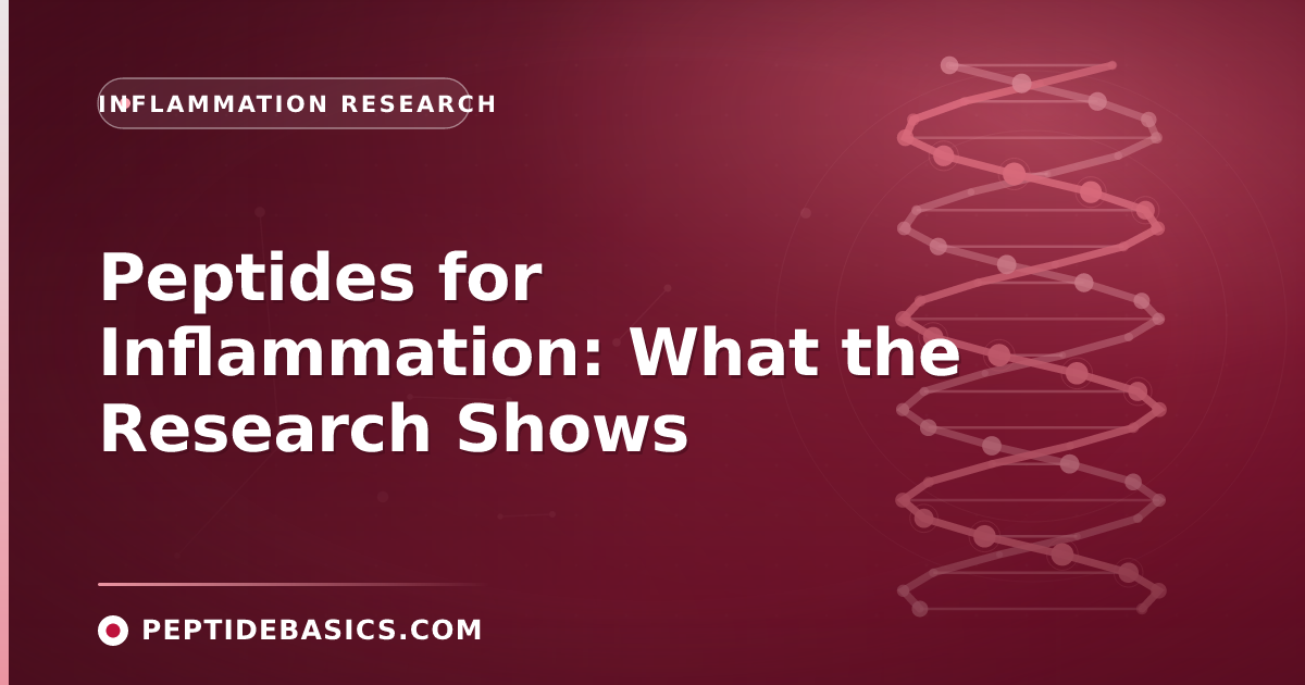 Peptides for Inflammation: What the Research Shows