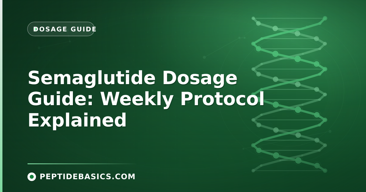 Semaglutide Dosage Guide: Weekly Protocol Explained