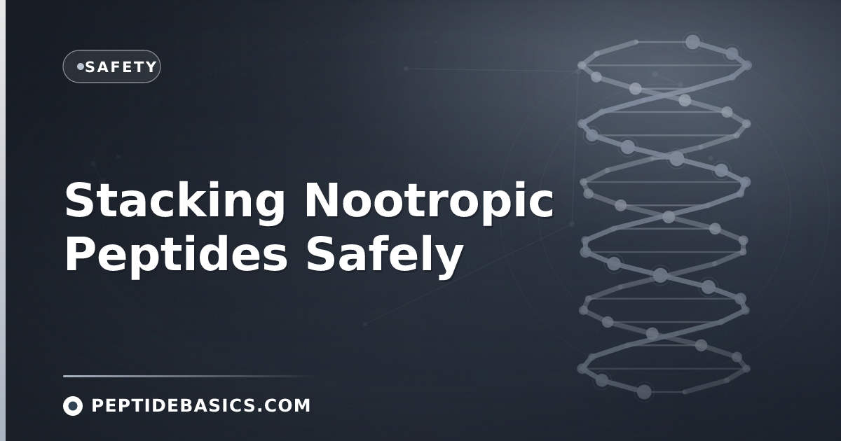 Stacking Nootropic Peptides Safely