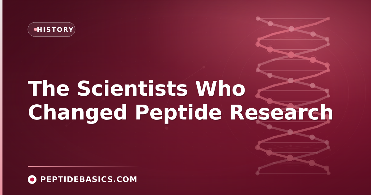 The Scientists Who Changed Peptide Research
